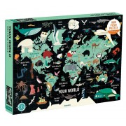Map of the World Family Puzzle 1000 pc